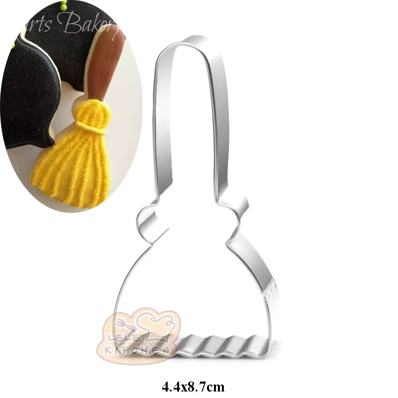 1Pcs Halloween Bat Coffin Ghost House Pumpkin Cookie Cutter Patisserie Biscuit Mould Fondant Cake Decor Baking Tools Pastry Shop